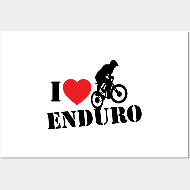 I love Enduro Wall Art by Jkinkwell